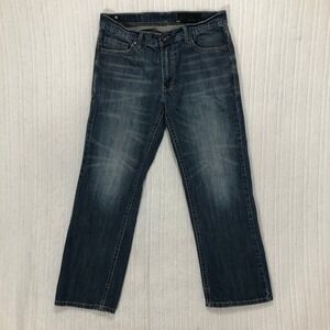 AXEL Mens Blue‎ Wash Denim Jeans W32 L30 Straight Leg Casual Pants